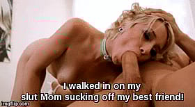 I walked in on my mom sucking off my best friend'