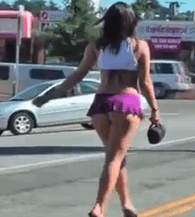 Babes with Big Asses: A Sizzling Hot Street Scene picture 1 of 1