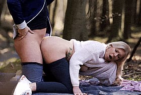 Bent Over Doggy Style: Public Sex in the Woods'