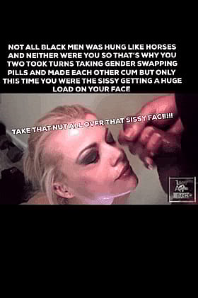 Sissy Face: Two Cumshots, Gender Swap, and a Facial'