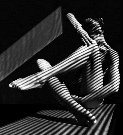 Sexy Chick Crouching on Table picture 1 of 1