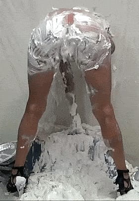 Whipped Cream Fetish: Messy Ass and Creamy Wam'