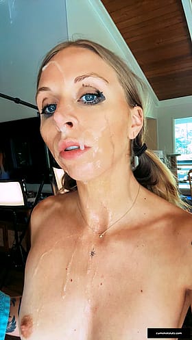 Dripping in cum