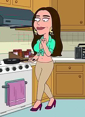 Brunette Big Tits Family Guy Toons: Non-Nude Fun'