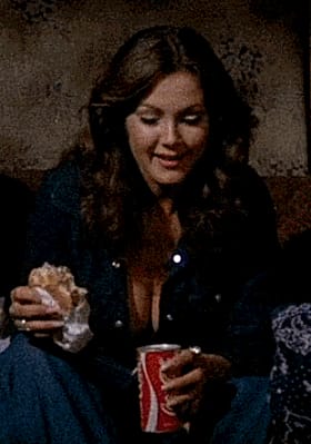 Big Tits Brunette Celebrity Latina Eating Hot Dog'