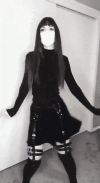 Amateur Chick Gets Naughty in Black Skirt picture 1 of 1