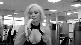 Babes in Black Lingerie Wrestling for Your Pleasure'