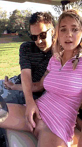 Flashing Handjob in Public: A Pink Striped Tee's Erotic Adventure'