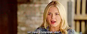 Blonde Celebrity Enjoying Being Single, Okay?'