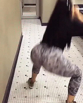 Juicy Brunette Booty: A Monster Butt's Sensual Seduction'