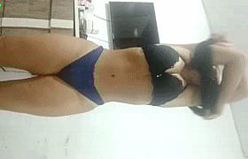 Sexy Latina Mother-in-Law in Lingerie'