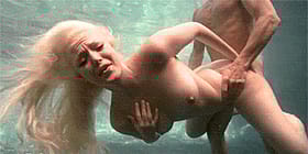 Blonde Babes Go Hardcore in the Water'