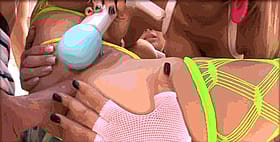 Blonde vs Brunette: Nice & Sexy Anal Play'