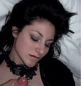 Cumshot Face Fuck: Black Bitch Gets Facial'