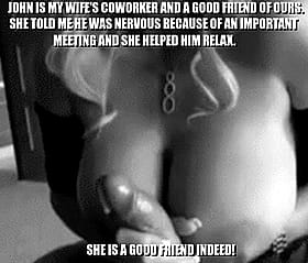 Blonde Cheating Coworker Friend of Our Husband'