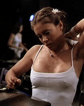 Brunette Big Tits Celebrity Exposes Her Naked Body'