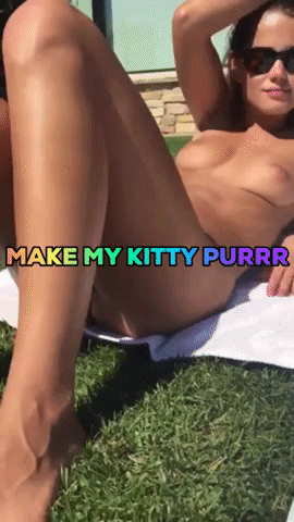 Babes, Brunette Pussy Spreading Legs: Make My Kitty Purrrr! picture 1 of 1