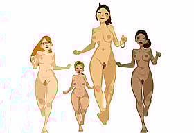 Nude Run Toons: A Sizzling Collection of Naked Cartoons'
