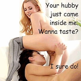 Cuckquean's Creampie Cumming: Your Husband Just Came Inside Me. Wanna Taste It?'