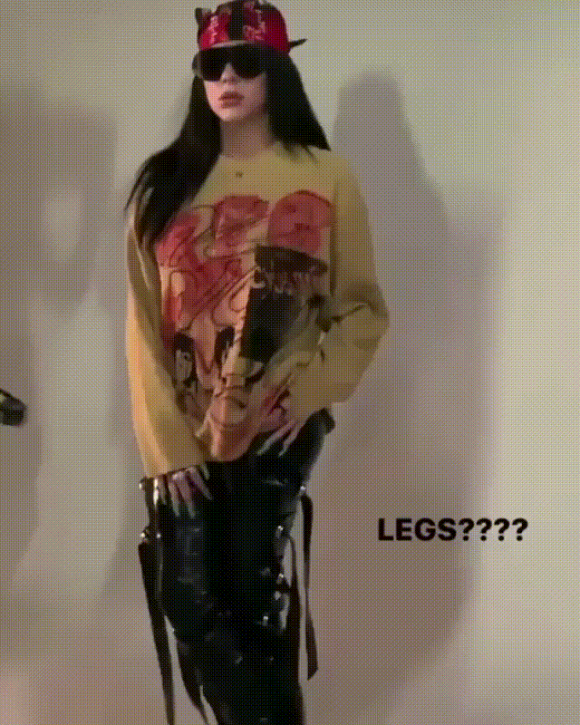 Billie Eilish's Big Tits and Legs: A Celebrity Teen's Erotic Adventure picture 1 of 1