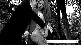 Babes with Boobs: Handjob in Public - Teen Sex'
