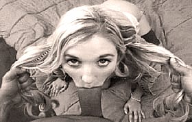 Blowjob with Eye Contact: Kneeling Pigtails'