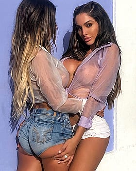 See through Shirt & Sexy Shorts...'