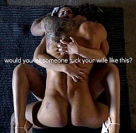 Amateur Sex Gone Wild: Would You Let Someone Fuck Your Wife Like This?'