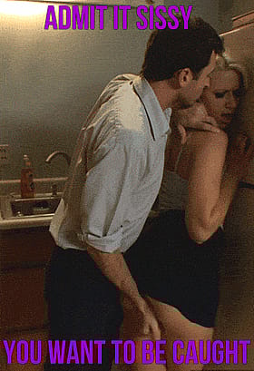 Sissy Caption: Man Groping Woman's Butt'