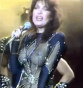 Sexy Singer in Lingerie: Non-Nude, See-Through Fun'