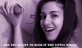 You Ready to Suck It You Lusty Feminized Slut'