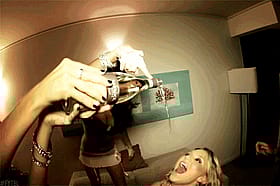 College Party Sex: Two Hot Chicks Get Naked and Drink Champagne'