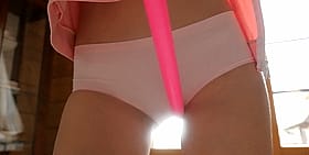 Pink Lingerie and a Pussy Hula Hoop: A Teen's Masturbation Adventure'