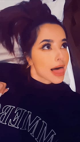 Sexy Latina Celebrity Ahegao Selfie: Mouth and Tongue Exposed'