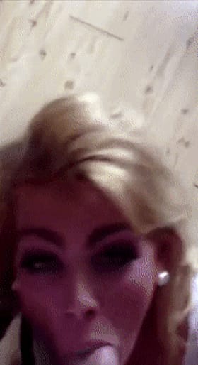 Blonde Amateur Giving a Sizzling Blowjob'