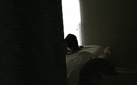 Brunette Girlfriend's Mom Gives Her A Rough Doggy Style'