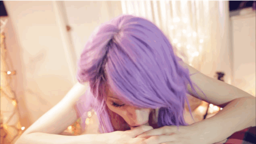 Cute Emo Teen Giving a Deepthroat Blowjob picture 1 of 1