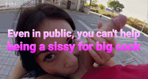 Ballsucking Brunette Sissy Caption picture 1 of 1