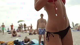Babes in Panties: A Sizzling Beach Adventure'