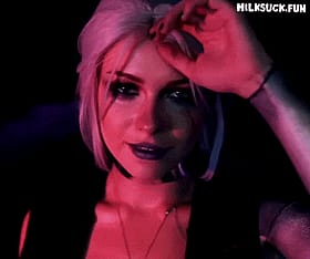 Blonde Cosplay Model's Sexy Butt'