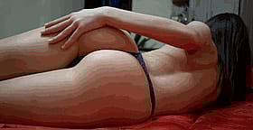 Thong Thrill: Masturbation Mastery with a Sultry Ass'