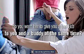 Girlfriend Gives You A Handy At The Same Time'
