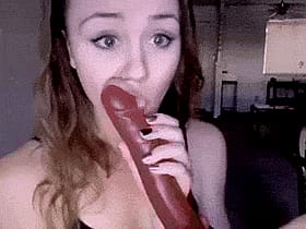 Teen Blowjob Toy: Get Your Fuck On with This Red Strap-On'