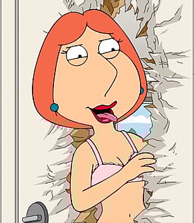 Lois Griffin's Non-Nude Lingerie Showcase: A Family Guy Celebrity's Sizzling Tongue-Out Moment'