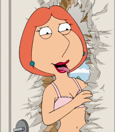 Lois Griffin's Non-Nude Lingerie Showcase: A Family Guy Celebrity's Sizzling Tongue-Out Moment picture 1 of 1