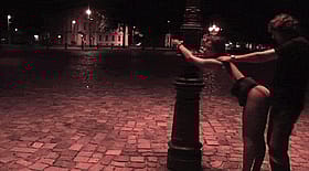 Amateur Public Sex: A Night of Passion on the Street'