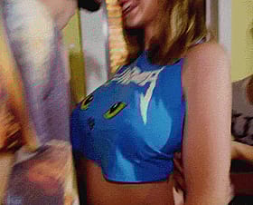 Blonde Babe with Big Tits: Amateur Sexy Moment'