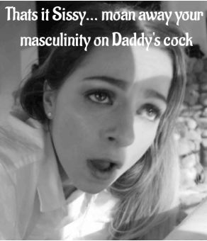 Sissy Caption: Teen Massculty on Daddy's Cock picture 1 of 1