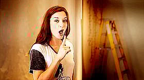 Redhead Stoya Gives You the Finger'