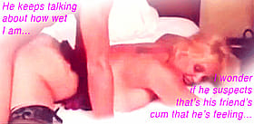 Blonde Affair: Cuckold Caption'
